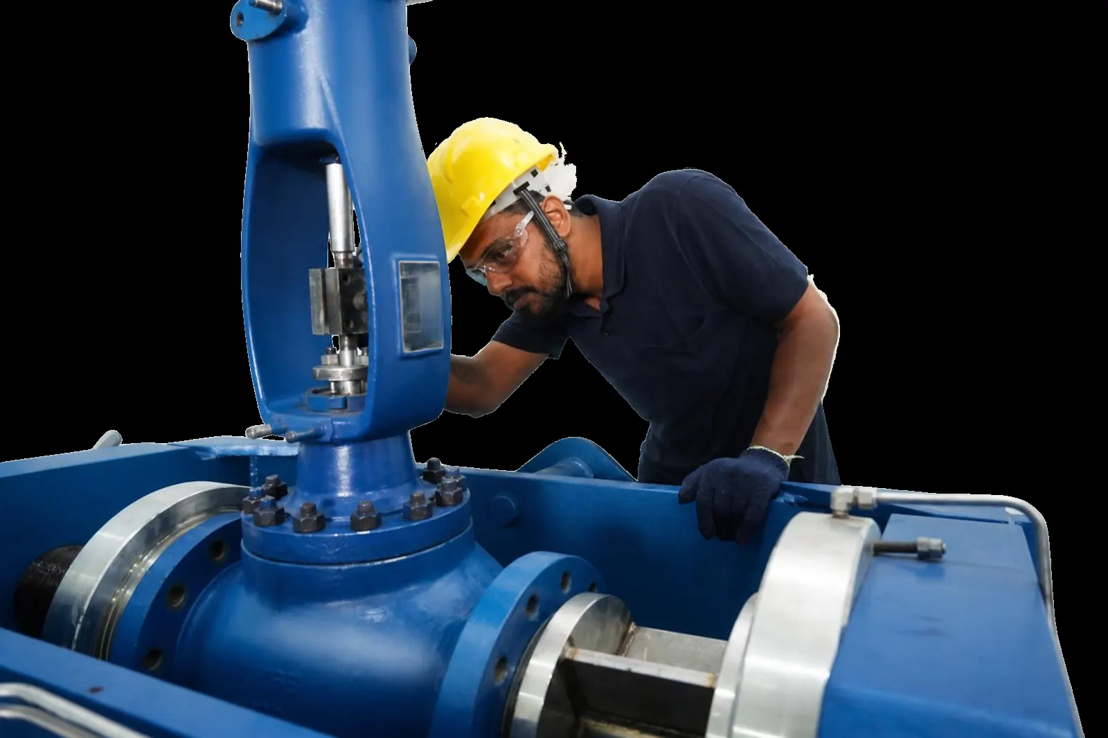 Seat leakage testing of a refurbished control valve